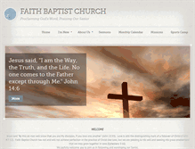 Tablet Screenshot of faithbcfbg.com